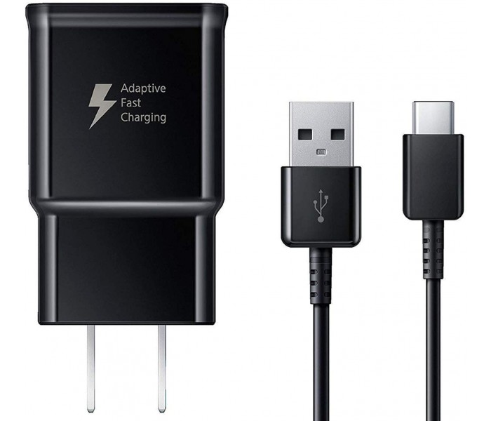 Samsung Fast Charger Bundle with USB-C Cable for Galaxy S8/S9/S10/Note8/Note9 (OEM Original)